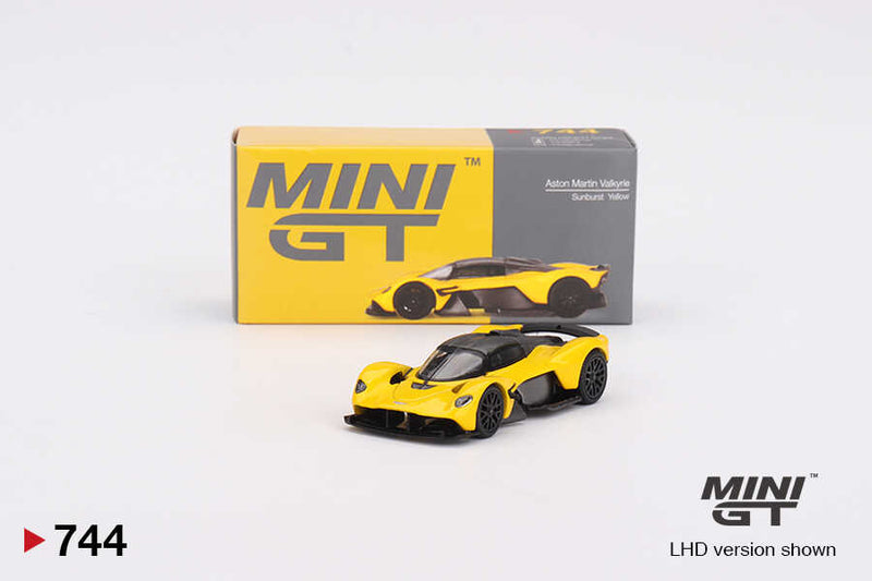 Mini Gt 1/64 ASTON MARTIN VALKYRIE SUNBURST YELLOW