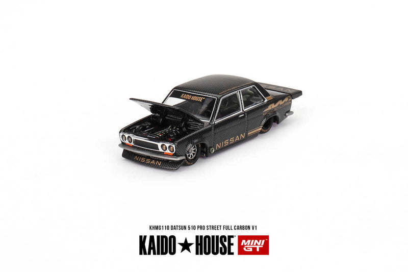 Mini Gt  1/64 DATSUN 510 PRO STREET FULL CARBON V1