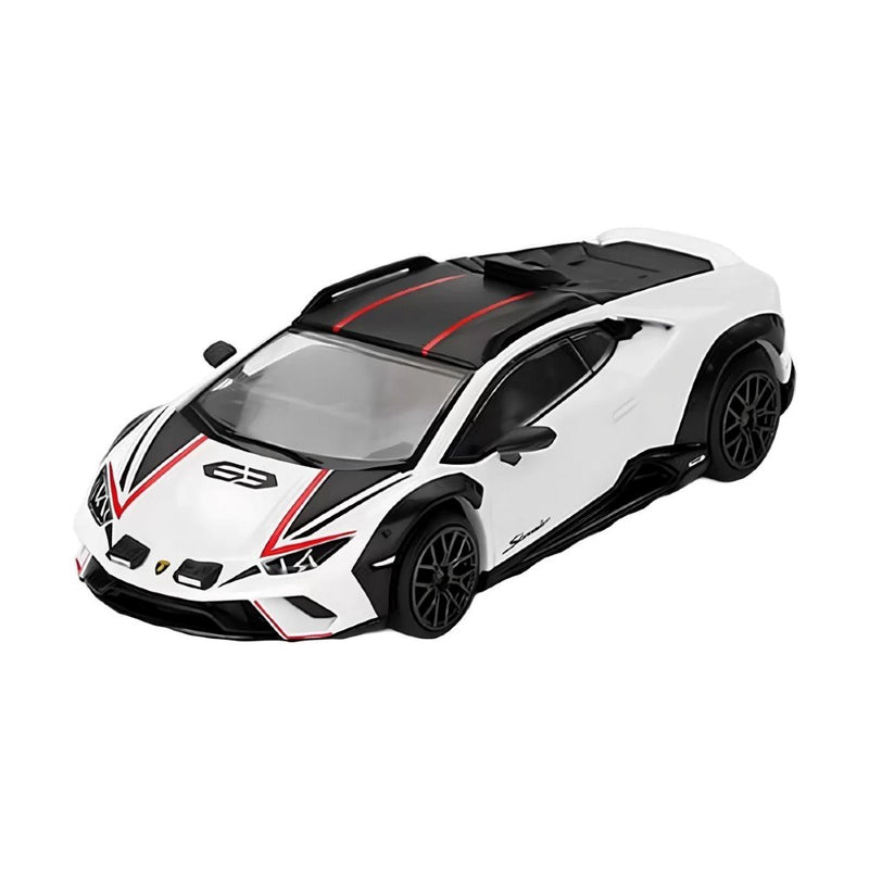 Mini Gt 1/64 LAMBORGHINI HURACAN STERRATO BIANCO ASOPO