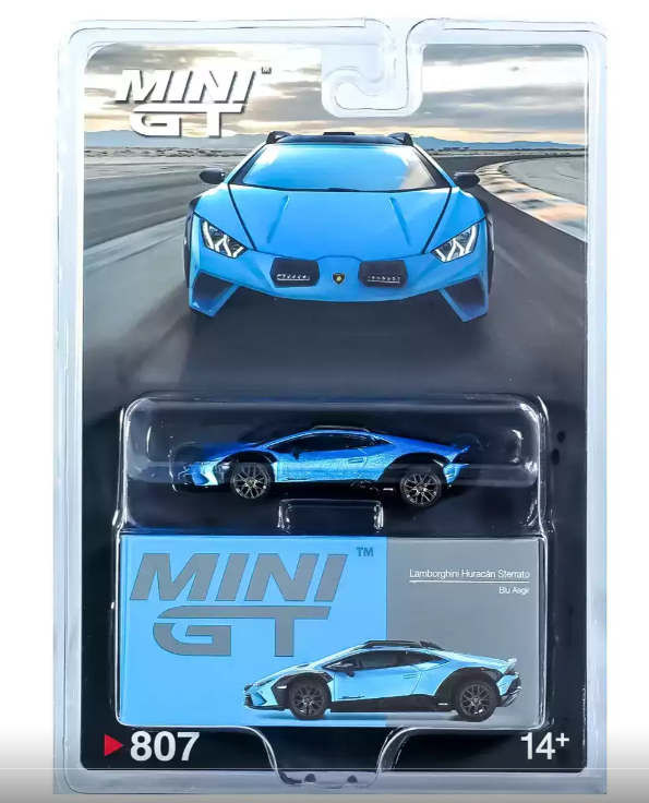 Mini Gt 1/64 LAMBORGHINI HURACAN STERRATO BLU AEGİR