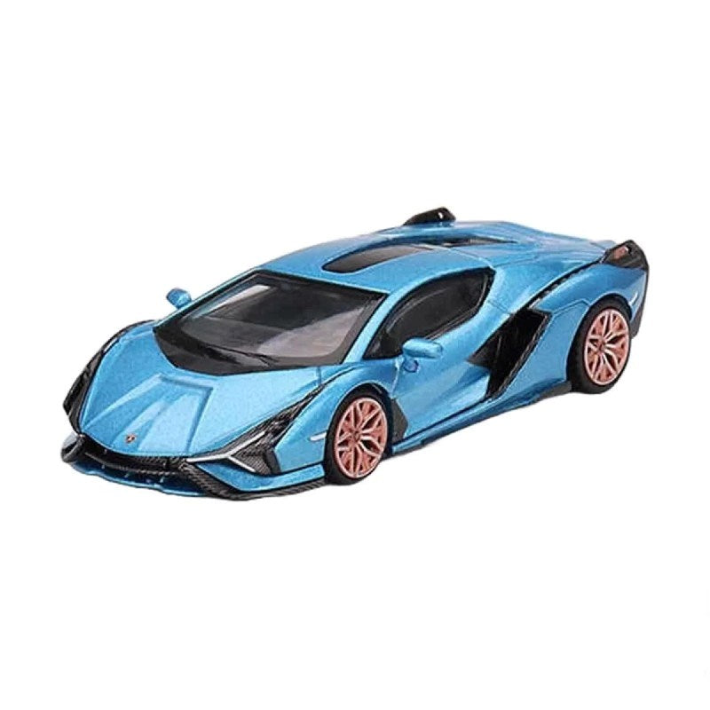 Mini Gt 1/64 LAMBORGHINI SIAN FKP 37 BLU AEGIR