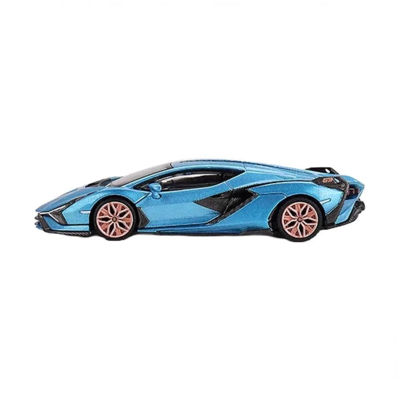 Mini Gt 1/64 LAMBORGHINI SIAN FKP 37 BLU AEGIR