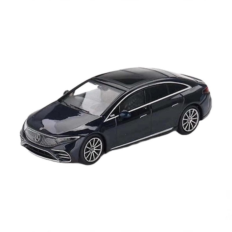 Mini Gt 1/64 MERCEDES BENZ EQS 580 4 MATIC BLUE METALLIC