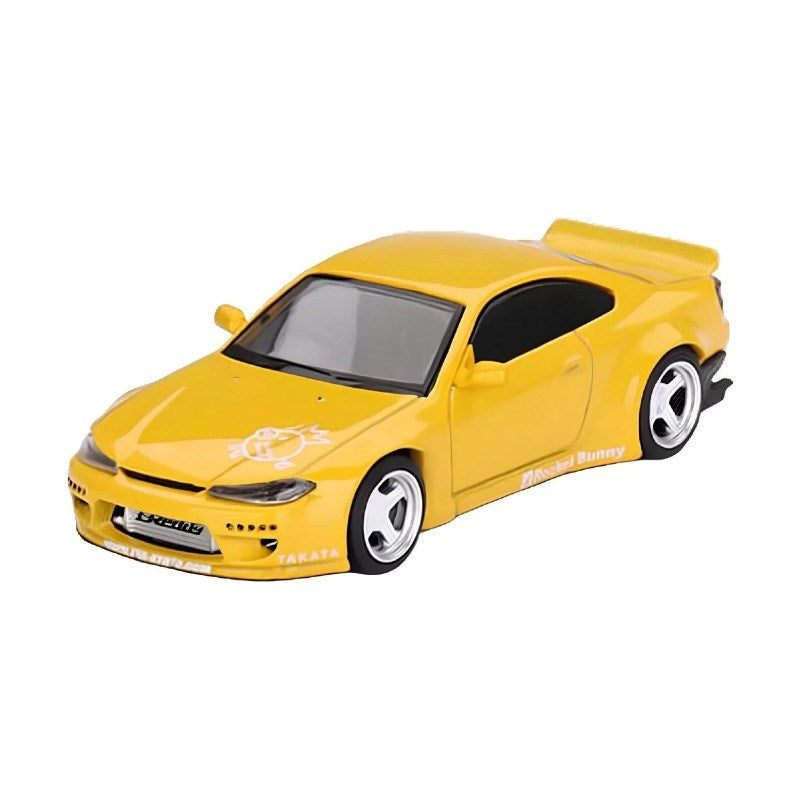 Mini Gt 1/64 NISSAN SILVIA ROCKET BUNNY YELLOW