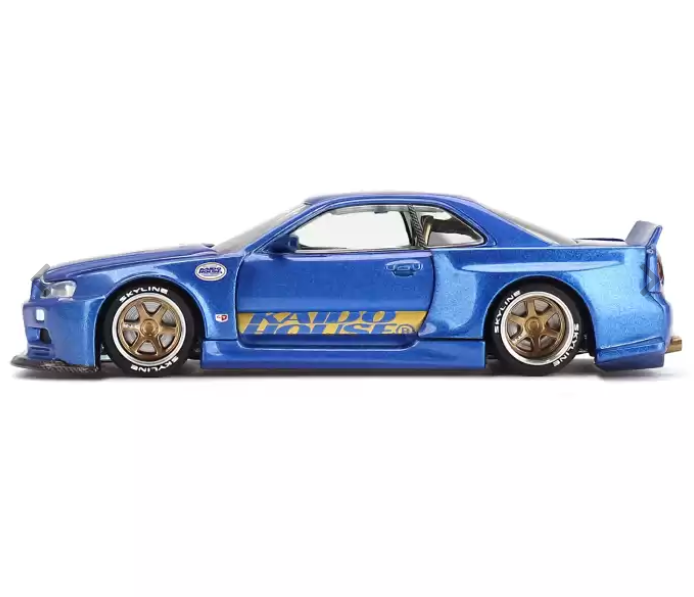 Mini Gt 1/64 NISSAN SKYLINE GT-R (R34) KAIDO WORKS SHINJUK