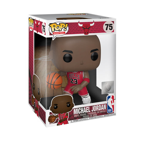 Funko POP Deluxe NBA Bulls, 10" Michael Jordan (Red Jersey)