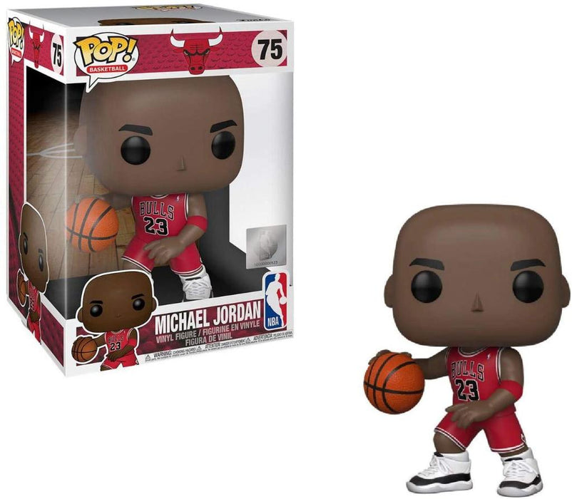 Funko POP Deluxe NBA Bulls, 10" Michael Jordan (Red Jersey)