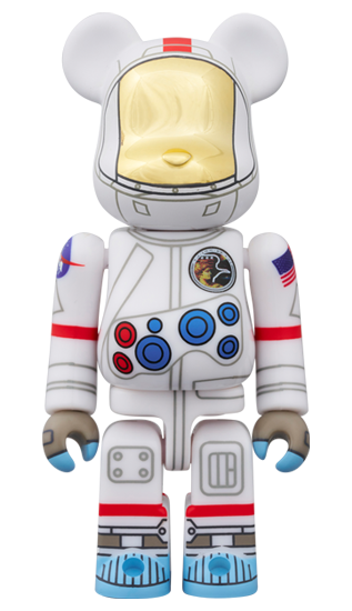 BEARBRICK APOLLO17 ASTRONAUT 100% & 400%