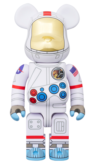BEARBRICK APOLLO17 ASTRONAUT 100% & 400%