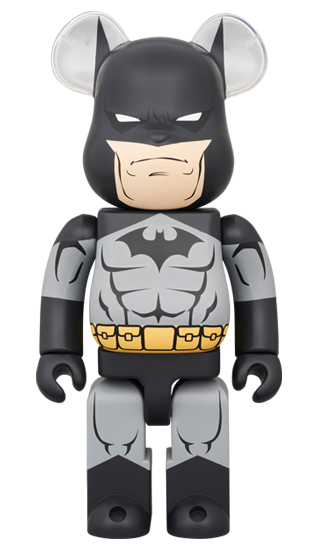 BEARBRICK BATMAN (BATMAN HUSH BLACK Ver.）100% & 400%