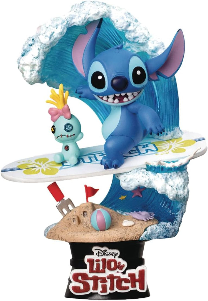 Beast Kingdom D-Stage Diorama - Disney Lilo And Stitch Summer Series Stitch Surf