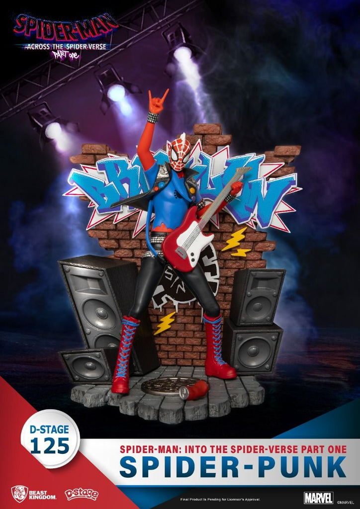 Beast Kingdom D-Stage Diorama - Marvel Spider-Man Across the Spider Verse Part One Spider-Punk