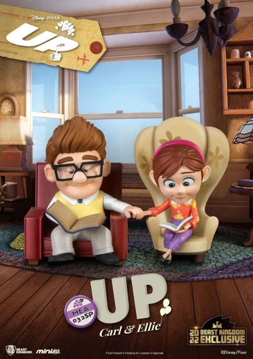 Beast Kingdom Disney Pixar UP SERIES Carl and Ellie 2'li Paket