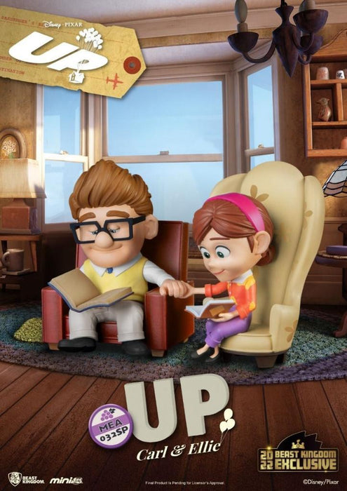 Beast Kingdom Disney Pixar UP SERIES Carl and Ellie 2'li Paket