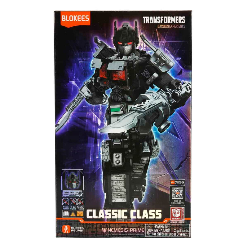 Blokees Işıklı Transformers Classic Class 08 Nemesis Prime Figür Yapım Seti