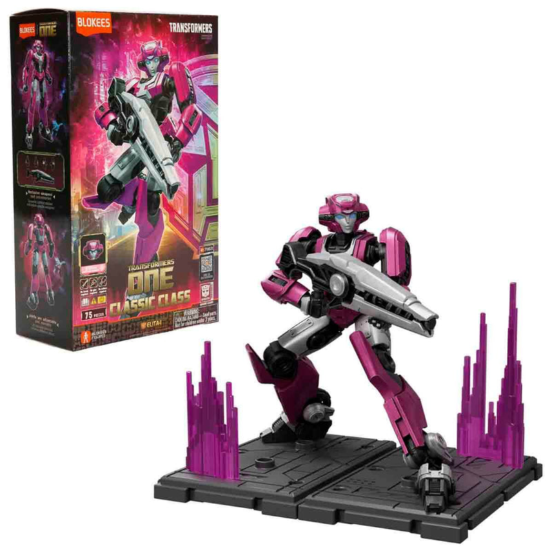 Blokees Işıklı Transformers Classic Class 13 Elita-1 Figür Yapım Seti 75 Parça