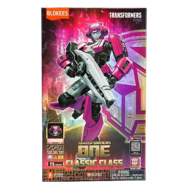 Blokees Işıklı Transformers Classic Class 13 Elita-1 Figür Yapım Seti 75 Parça