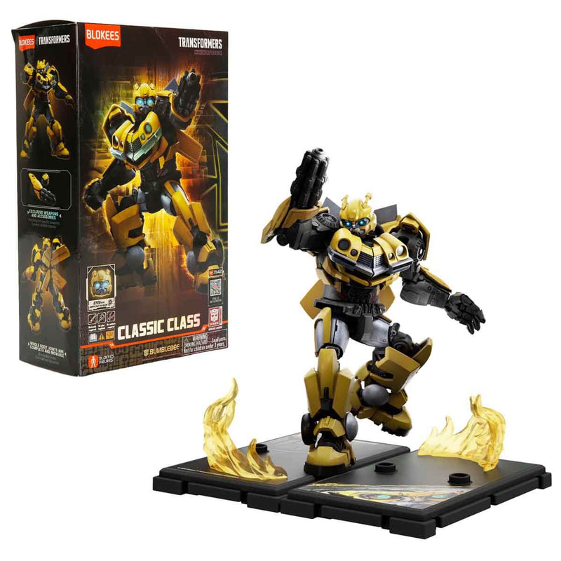 Blokees Işıklı Transformers Classic Class Bumblebee Figür Yapım Seti 79 Parça