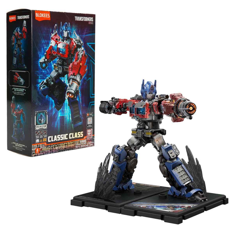 Blokees Işıklı Transformers Classic Class Optimus Prime Figür Yapım Seti 83 Parça