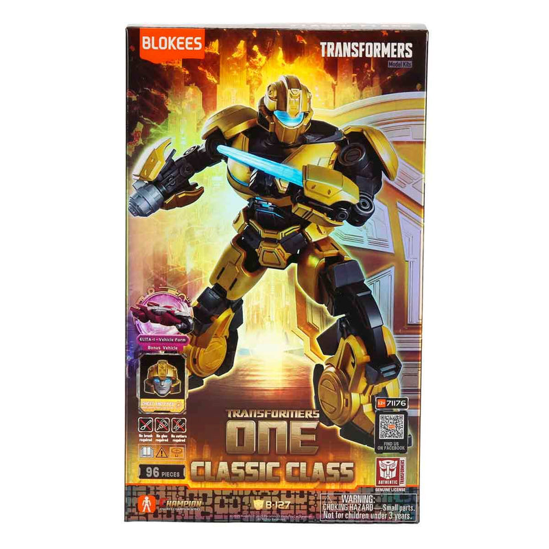 Blokees Işıklı Transformers One Classic Class B-127 Figür Yapım Seti 96 Parça