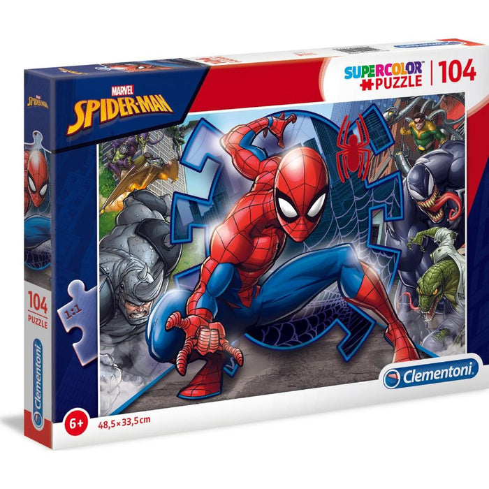 Clementoni 104 Piece Super Color Spider Man Puzzle