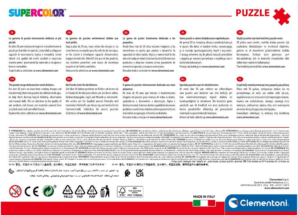 Clementoni 104 Parça Super Color Spider Man Puzzle