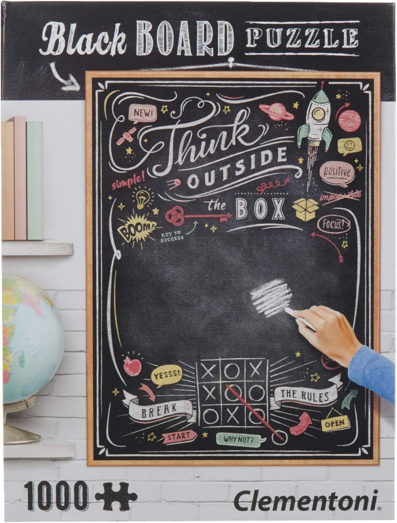 Clementoni - Blackboard Think Out 1000 Parça Puzzle