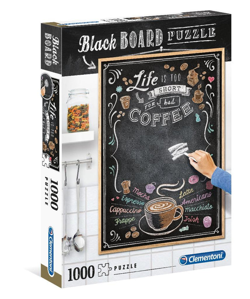 Clementoni Puzzle Blackboard Coffe 1000 Parça