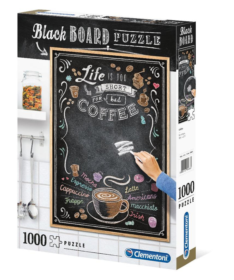 Clementoni Puzzle Blackboard Coffe 1000 Parça