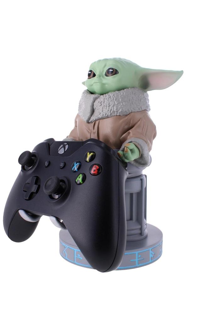 Cable Guys Star Wars Grogu Seeing Stone Pose Phone and Controller Holder