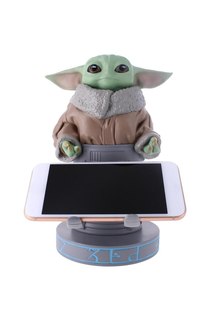 Cable Guys Star Wars Grogu Seeing Stone Pose Phone and Controller Holder