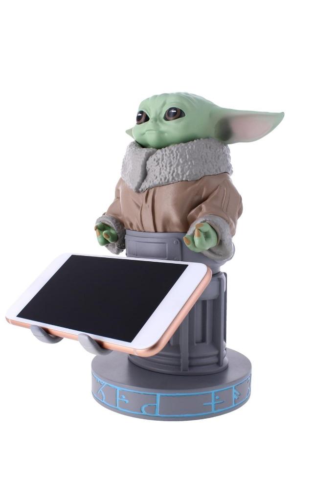 Cable Guys Star Wars Grogu Seeing Stone Pose Phone and Controller Holder