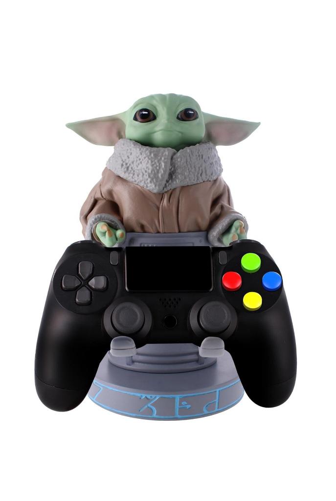 Cable Guys Star Wars Grogu Seeing Stone Pose Phone and Controller Holder