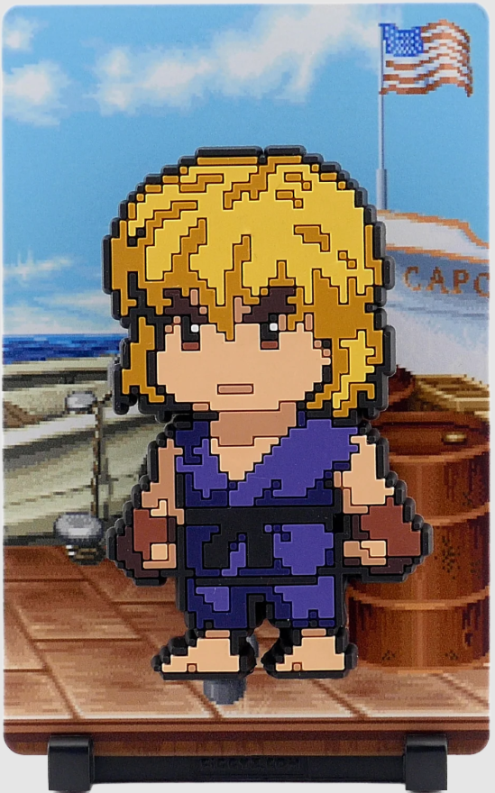 Ken (Player 2) 167 Street Fighter 2 magnet figür - görsel 2