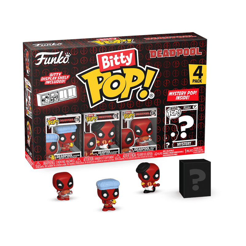 Funko Bitty POP Marvel: Deadpool - Bathtime 4'lü paket