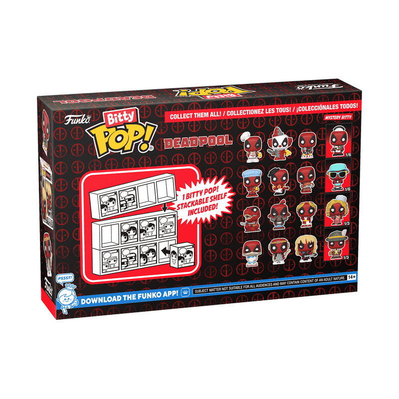 Funko Bitty POP Marvel: Deadpool - Bathtime 4'lü paket