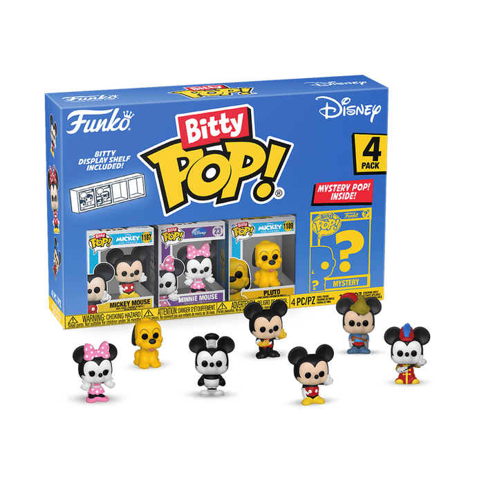 Funko Bitty POP: Disney - Mickey 4-Pack