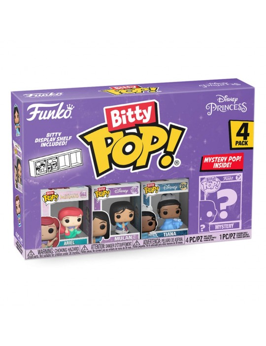 Funko Bitty POP: Disney Princess- Ariel 4'lü Paket
