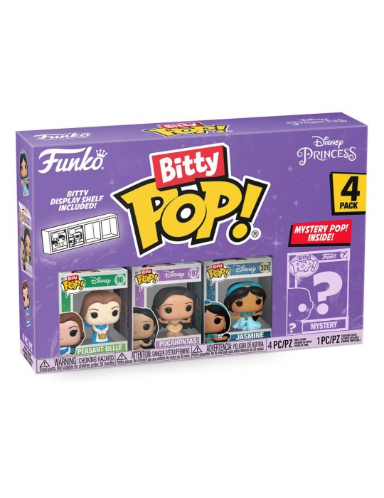 Funko Bitty POP: Disney Princess- Belle 4'lü Paket