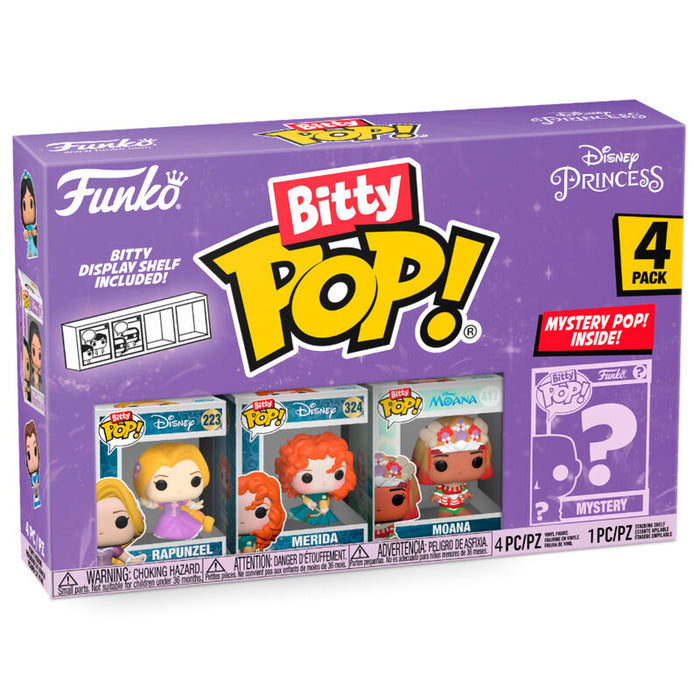 Funko Bitty POP Disney Princess  Rapunzel 4'lü Paket
