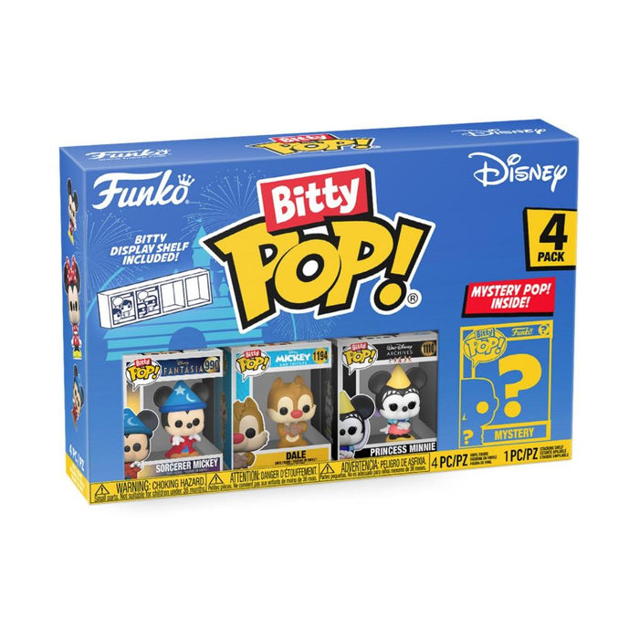 Funko Bitty POP Disney Sorcerer Mickey 4'lü Paket