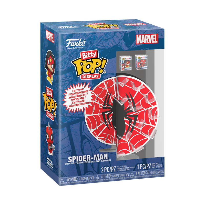 Funko Bitty POP Display - Marvel- Spider-Man Web