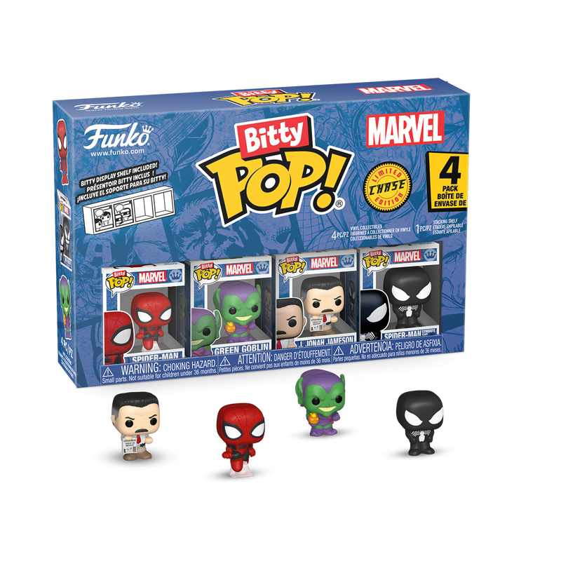 Funko Bitty POP - Marvel - Spider-Man 4'lü Paket Chase