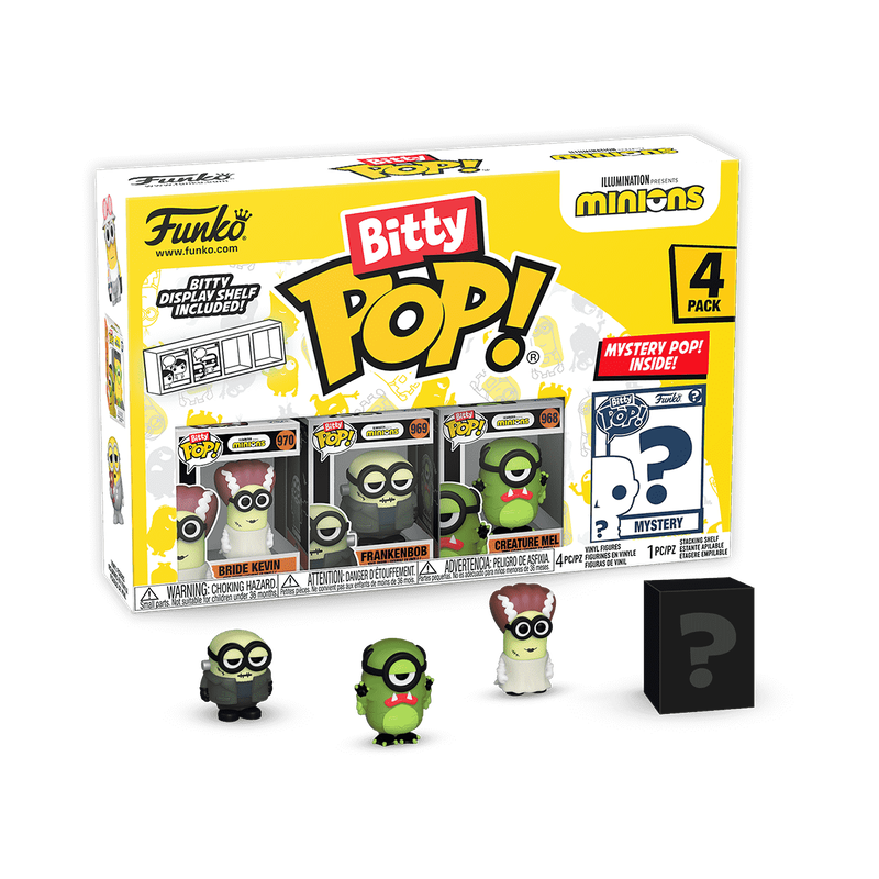 Funko Bitty POP :Minions Frankenbob 4'lü Paket