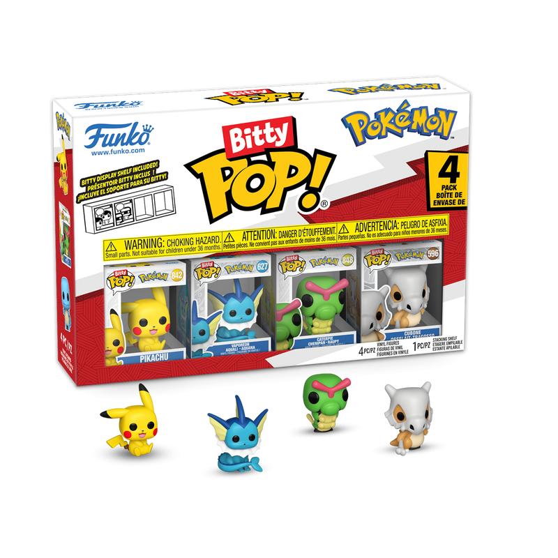 Funko Bitty POP - Pokemon- Pikachu 4'lü Paket