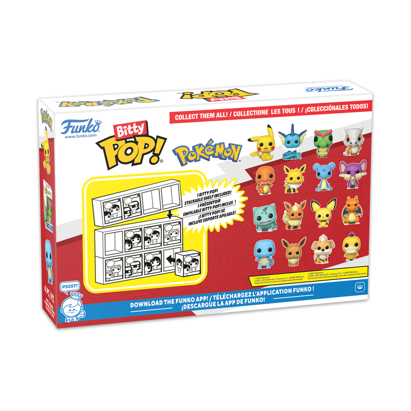 Funko Bitty POP - Pokemon- Squirtle 4'lü Paket