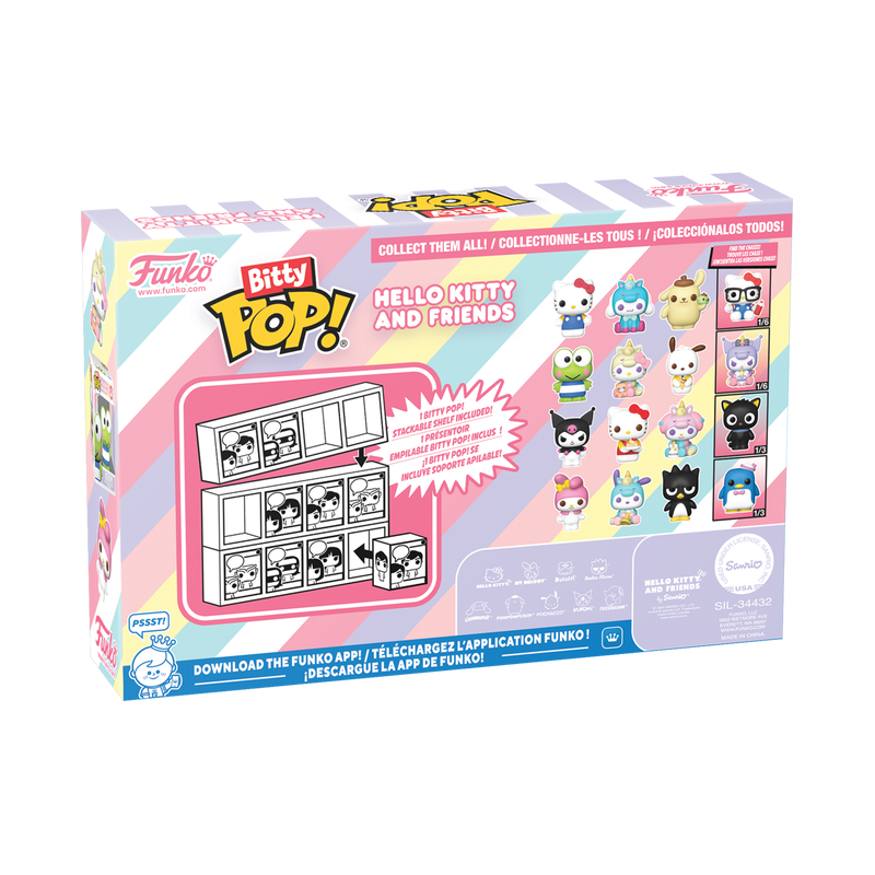 Funko Bitty POP - Sanrio - Hello Kitty 4'lü Paket  Chase