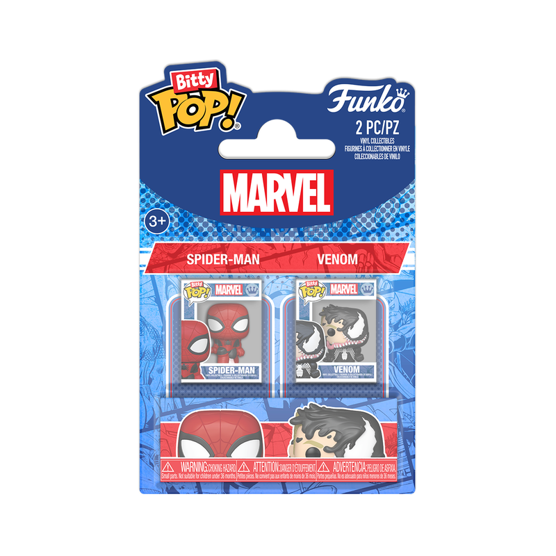 Funko Bitty POP - Spider-Man & Venom 2'li Paket