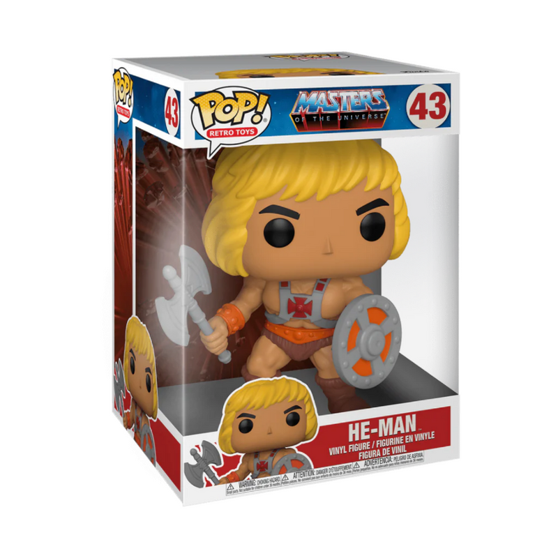 Funko Deluxe POP Figure - Animation; Master Of The Universe - 10" He Man