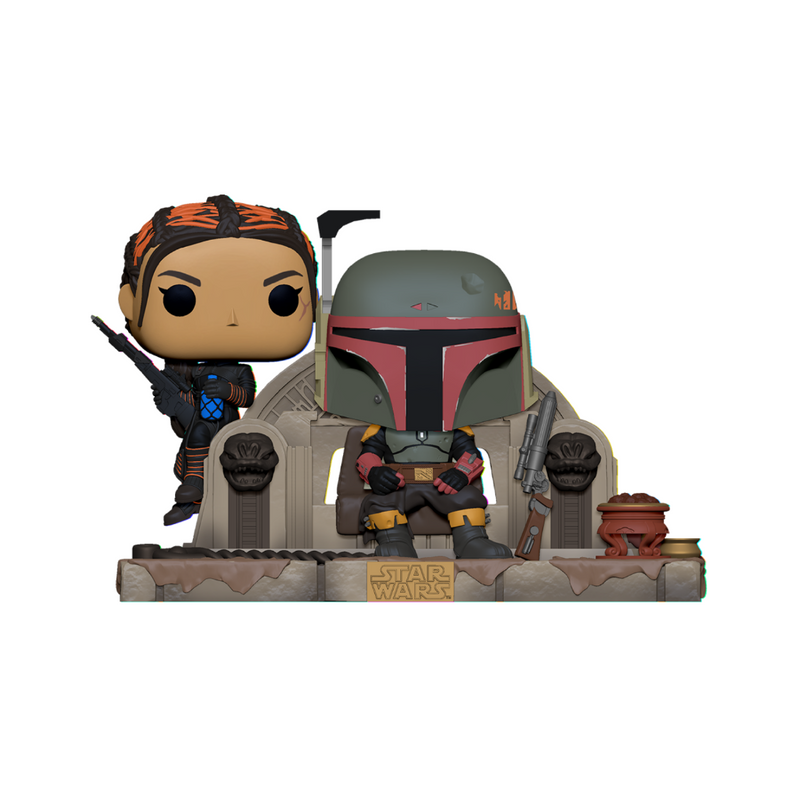 Funko POP Deluxe Moment Star Wars: Mandalorian Boba Fett & Fennec Shand 6''